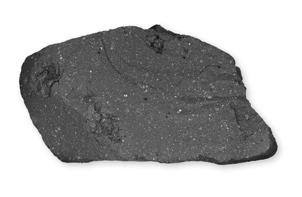 Nahaufnahme einer Probe des Asteroiden Ryugu