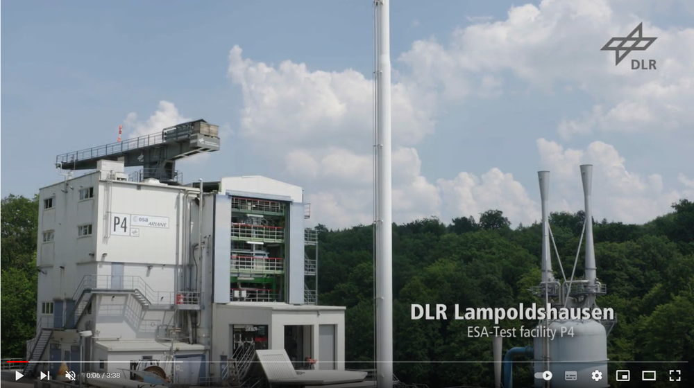 Video: Testkampagne des Oberstufentriebwerks Vinci beim DLR in Lampoldshausen