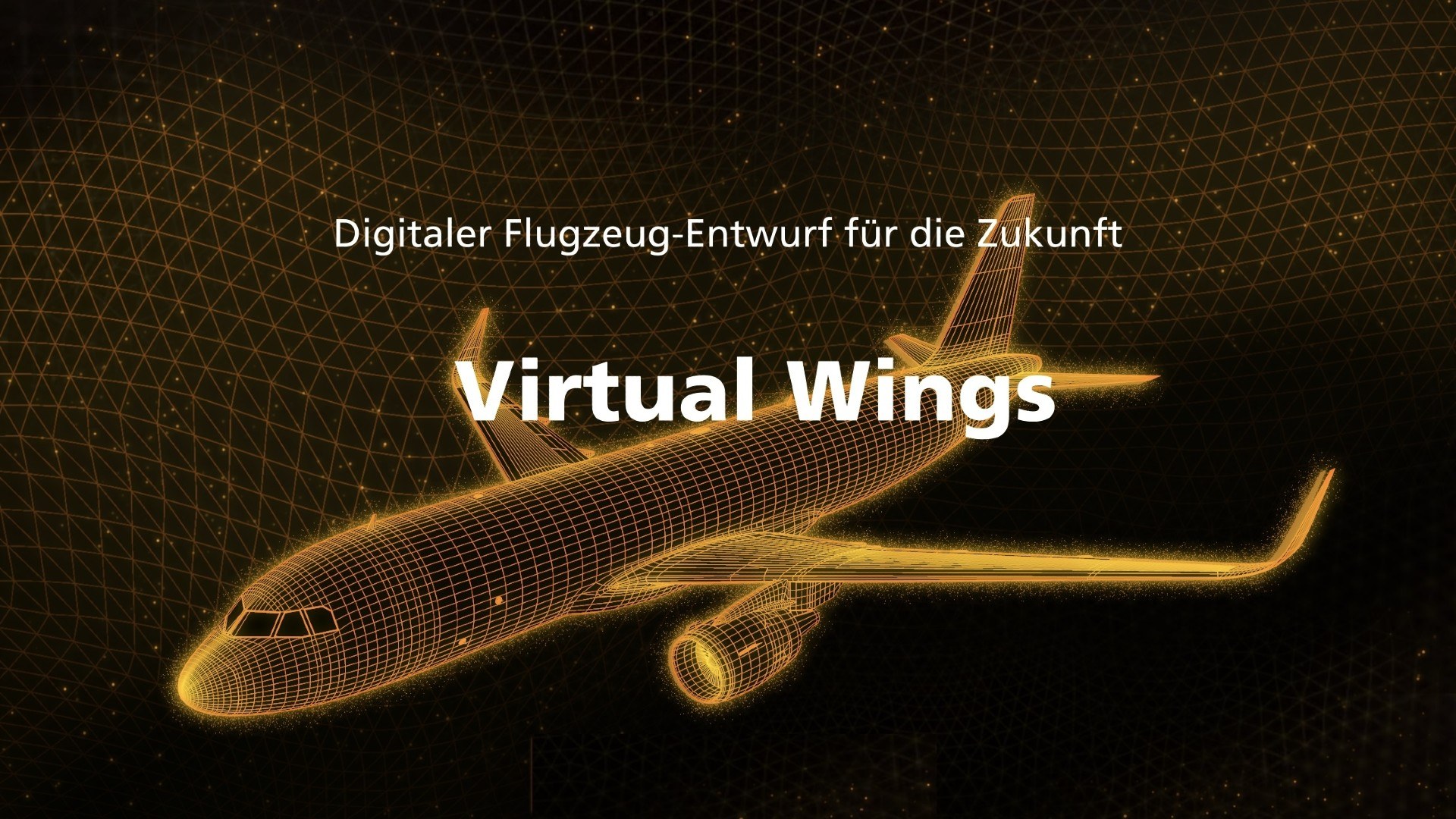 Screenshot Intro App „Virtual Wings“