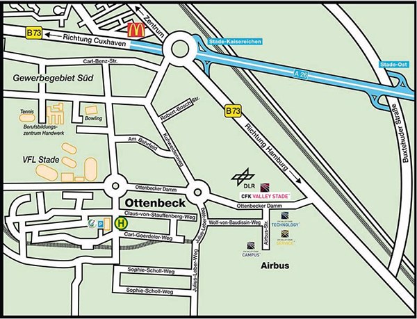 Directions to the Stade site