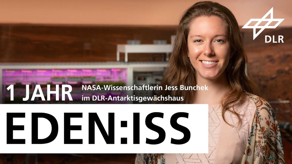 NASA-Gastwissenschaftlerin forscht im DLR-Antarktisgewächshaus EDEN-ISS