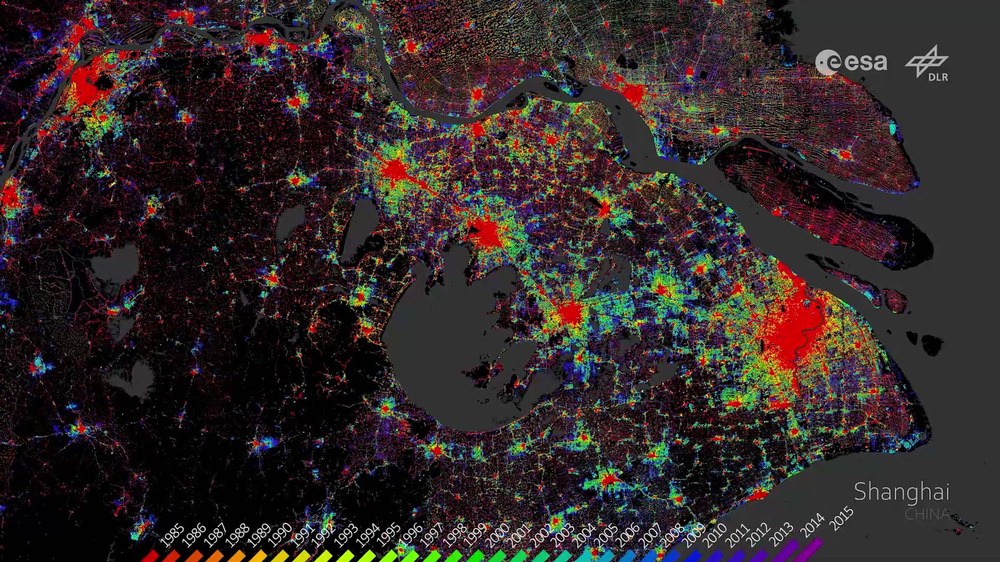 Animation: World Settlement Footprint (WSF) Evolution