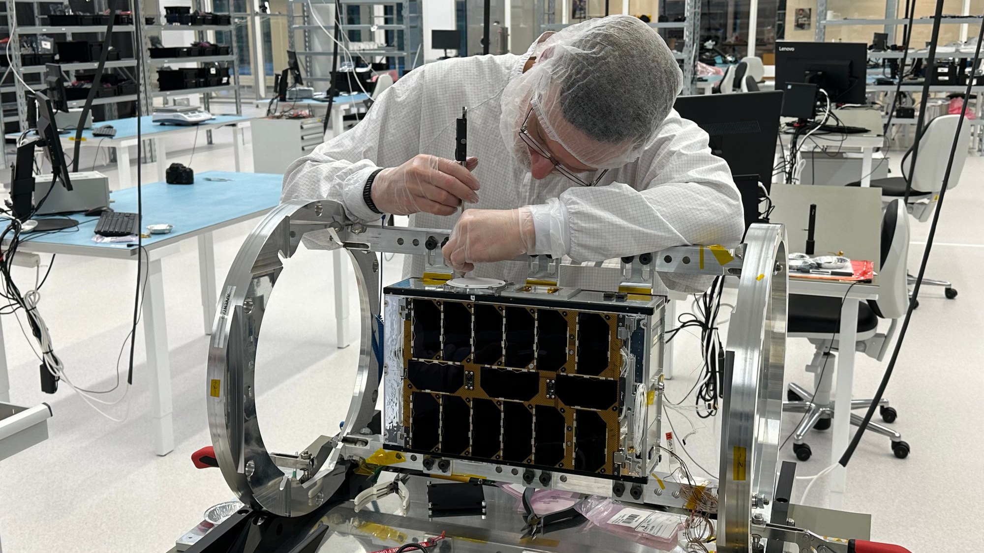 Assembling the CubeSat Juventas