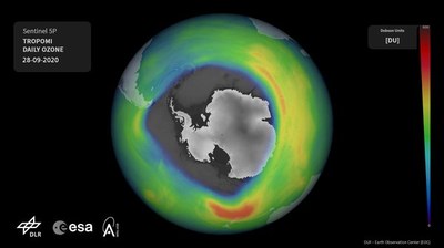 Ozone hole exceeds 20 million square kilometres