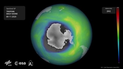 Ozone Hole 2020 - especially stable and distinct