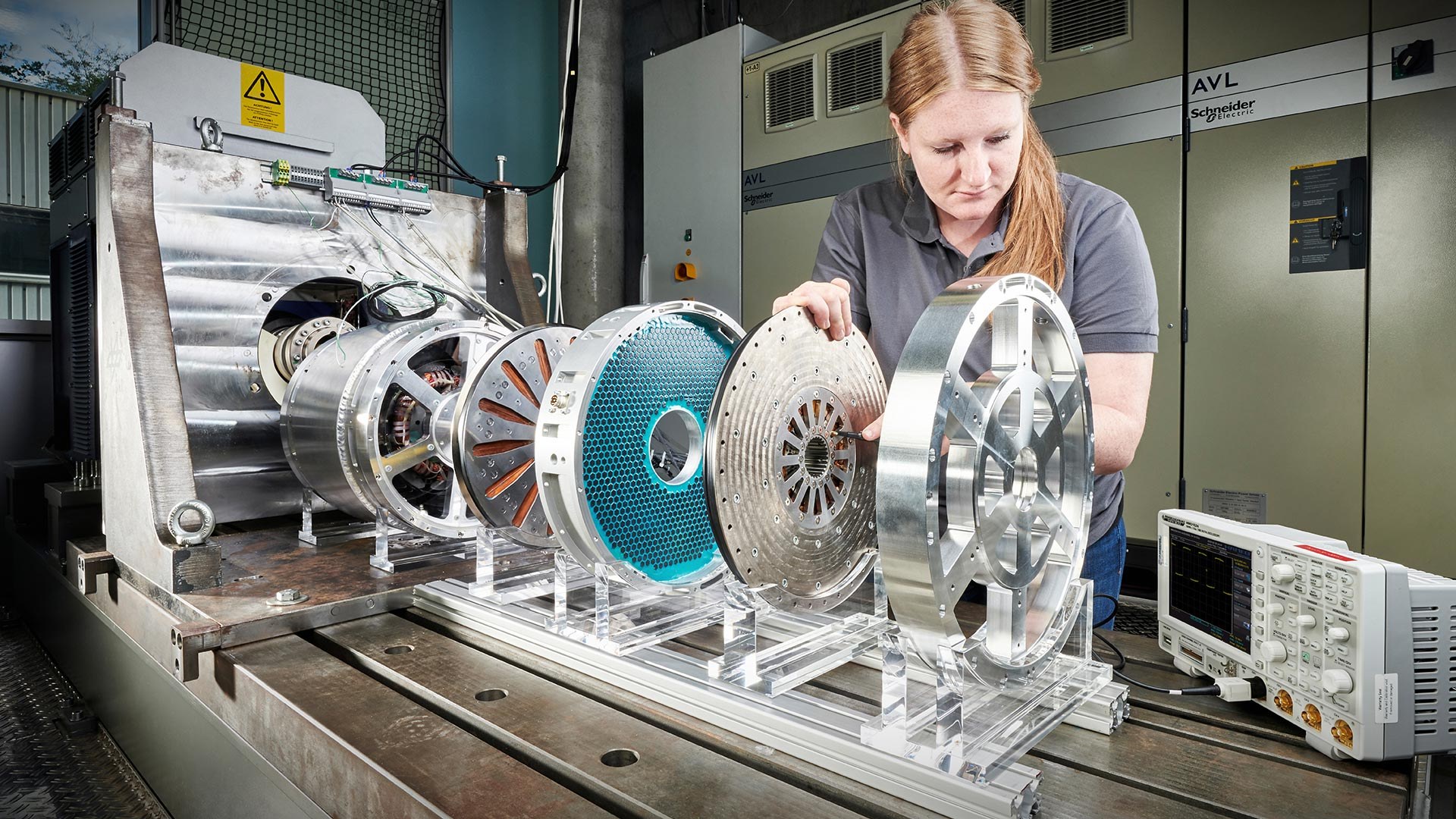 Electric motor test bench