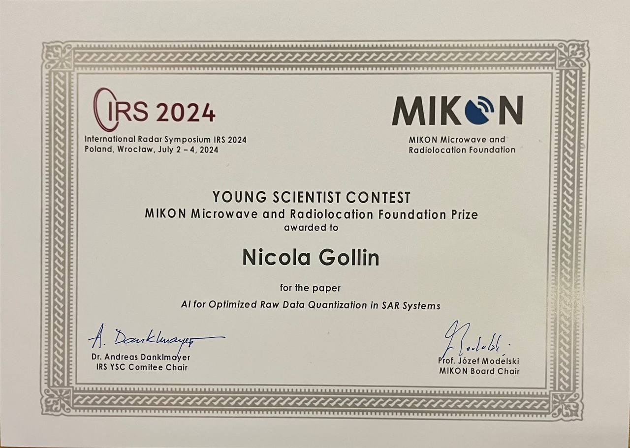 IRS 2024 Young Scientist Award Nicola Gollin