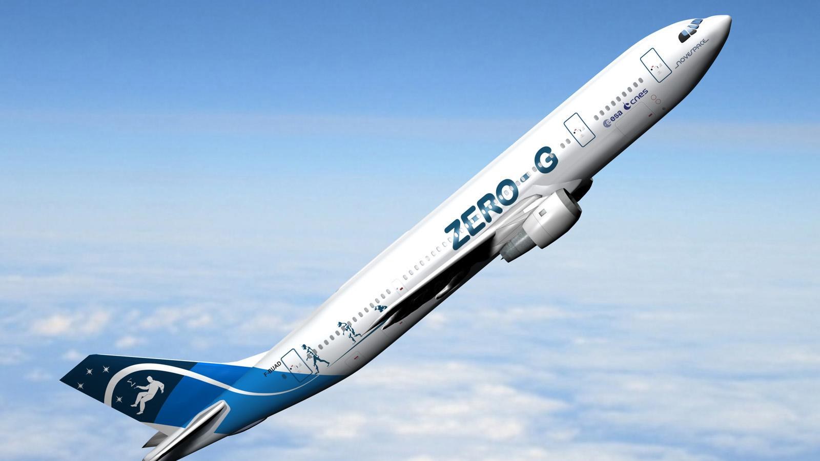 22 seconds of weightlessness on board the A300 ZERO-G