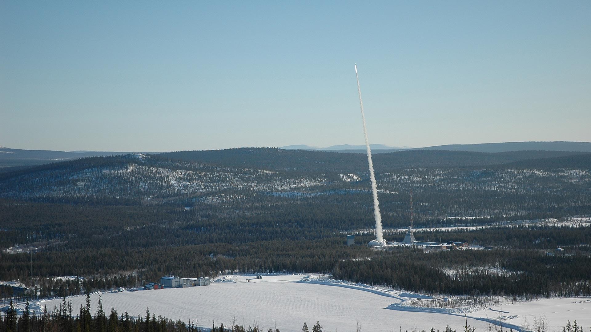 Launch of a REXUS rocket