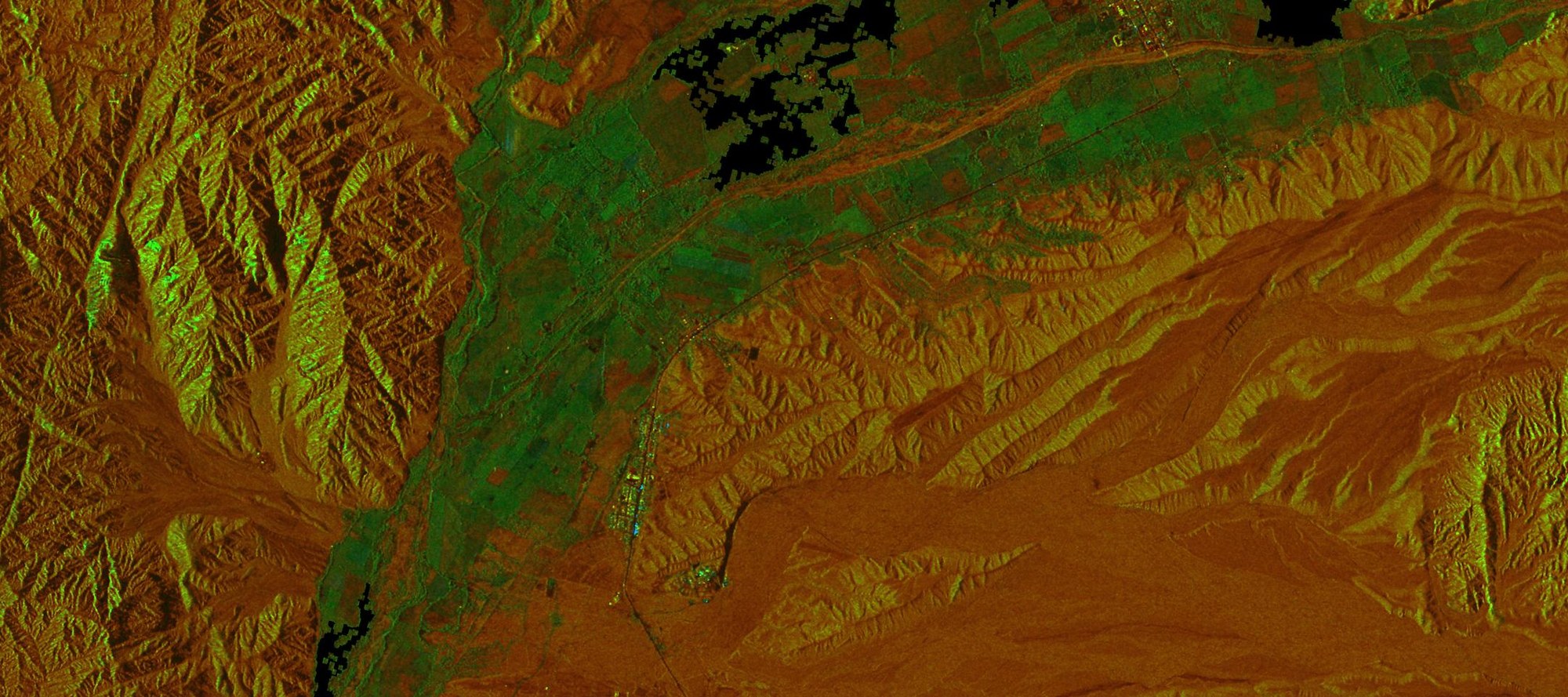 Nazca lines in Peru, TerraSAR-X, TSX