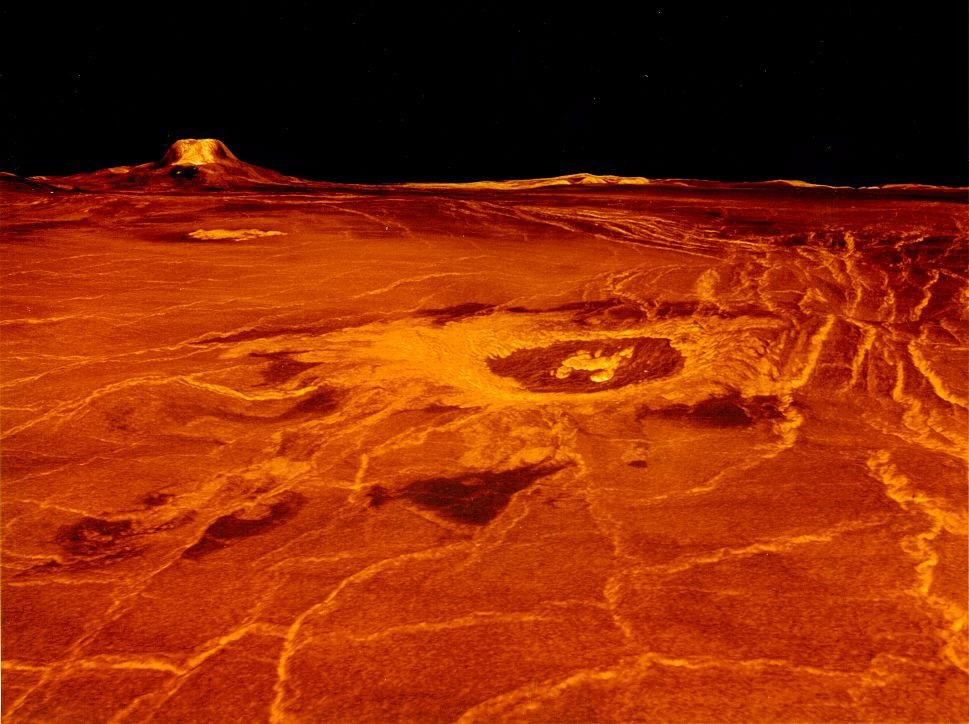 Meteorite crater Cunitz on Venus