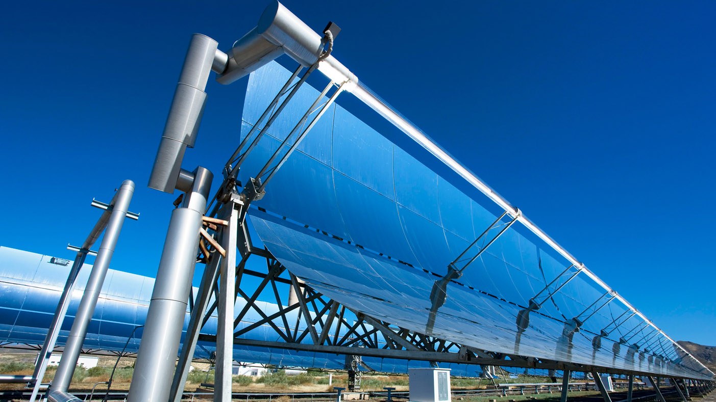 Parabolic trough solar power plants