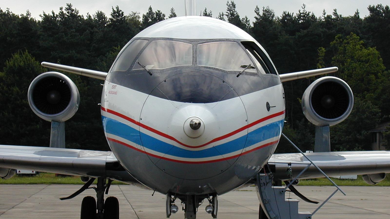 ATTAS with nose boom and 5-hole probe in 2001