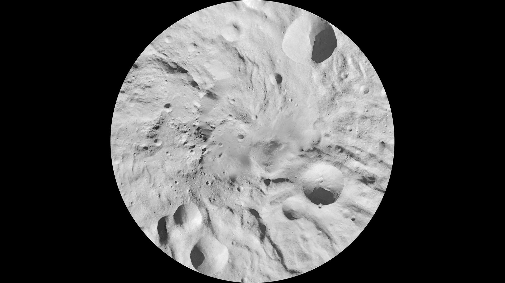 South pole of Vesta