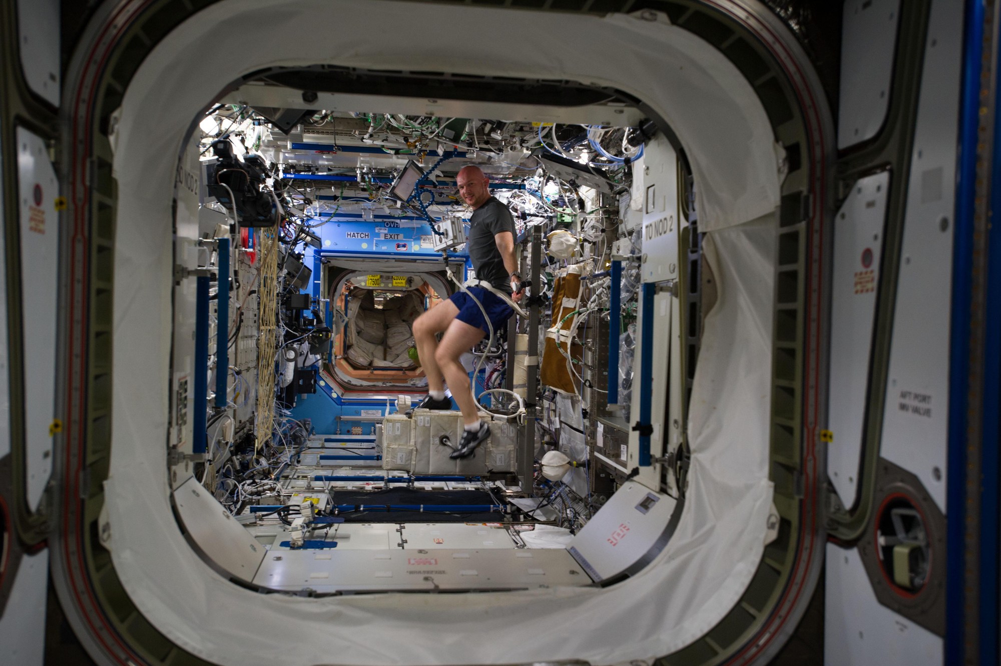 Training in space