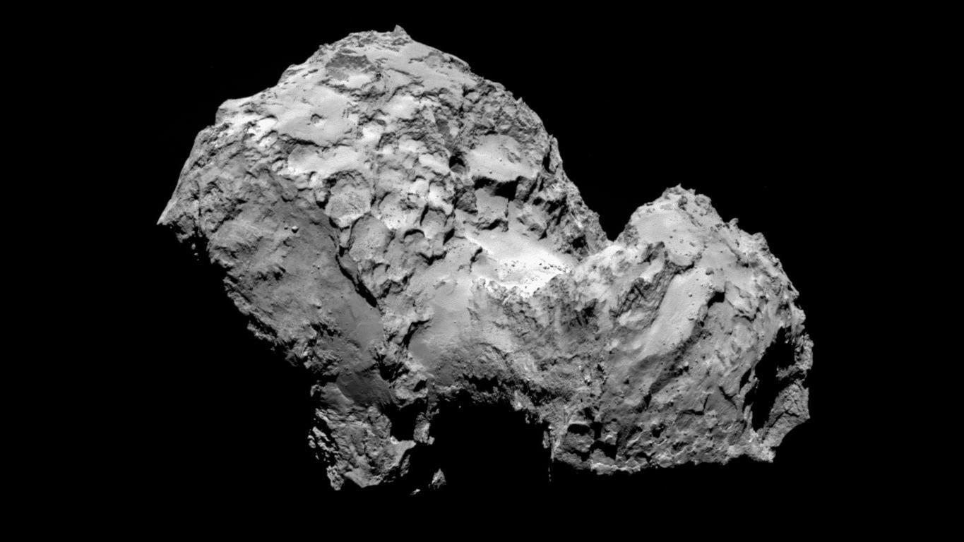 Comet 67P/Churyumov-Gerasimenko on 3 August 2014