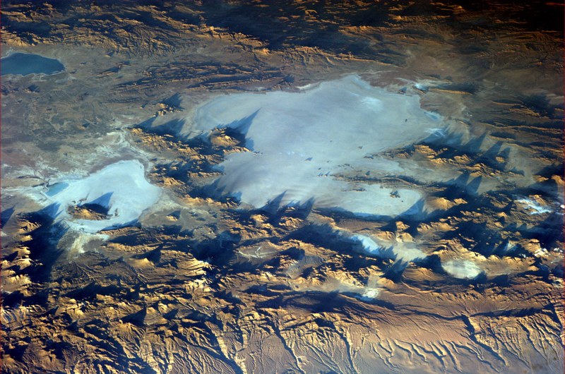 Salt lake in Bolivia