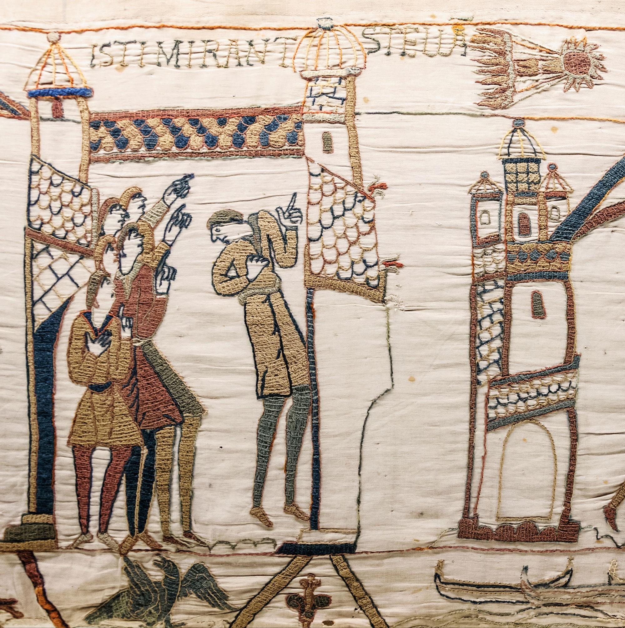 The Bayeux Tapestry - oldest depiction of Halley’s Comet