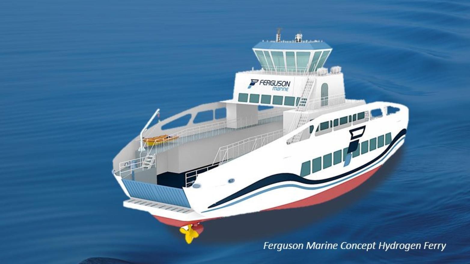 The expected design of the ferry