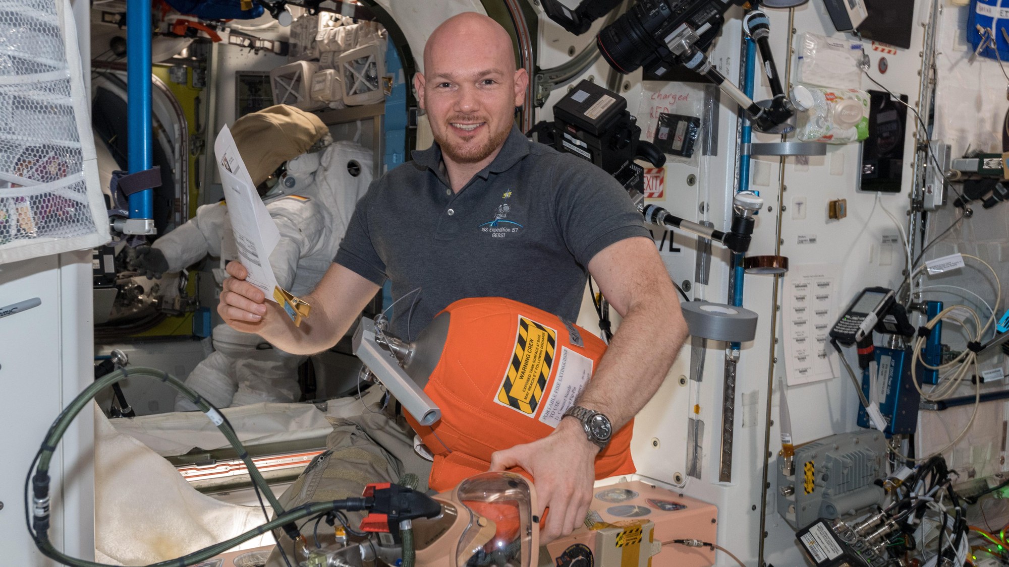 Alexander Gerst on ISS