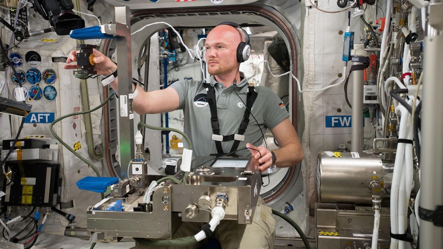 Alexander Gerst on the ISS