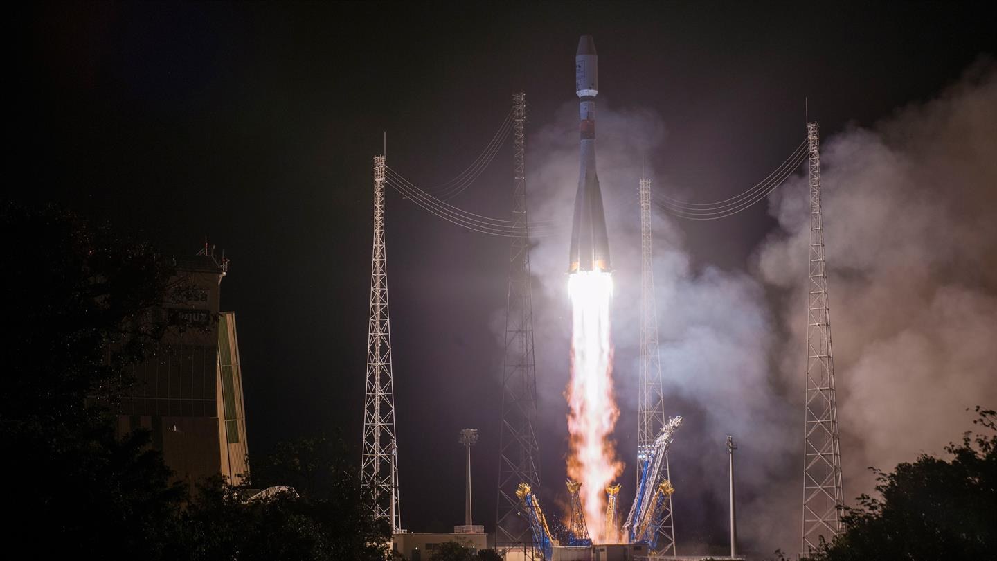 Launch of MetOp-C aboard Soyuz