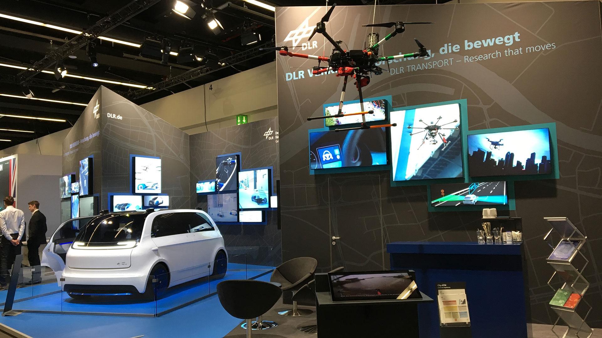 DLR stand at IAA New Mobility World 2019
