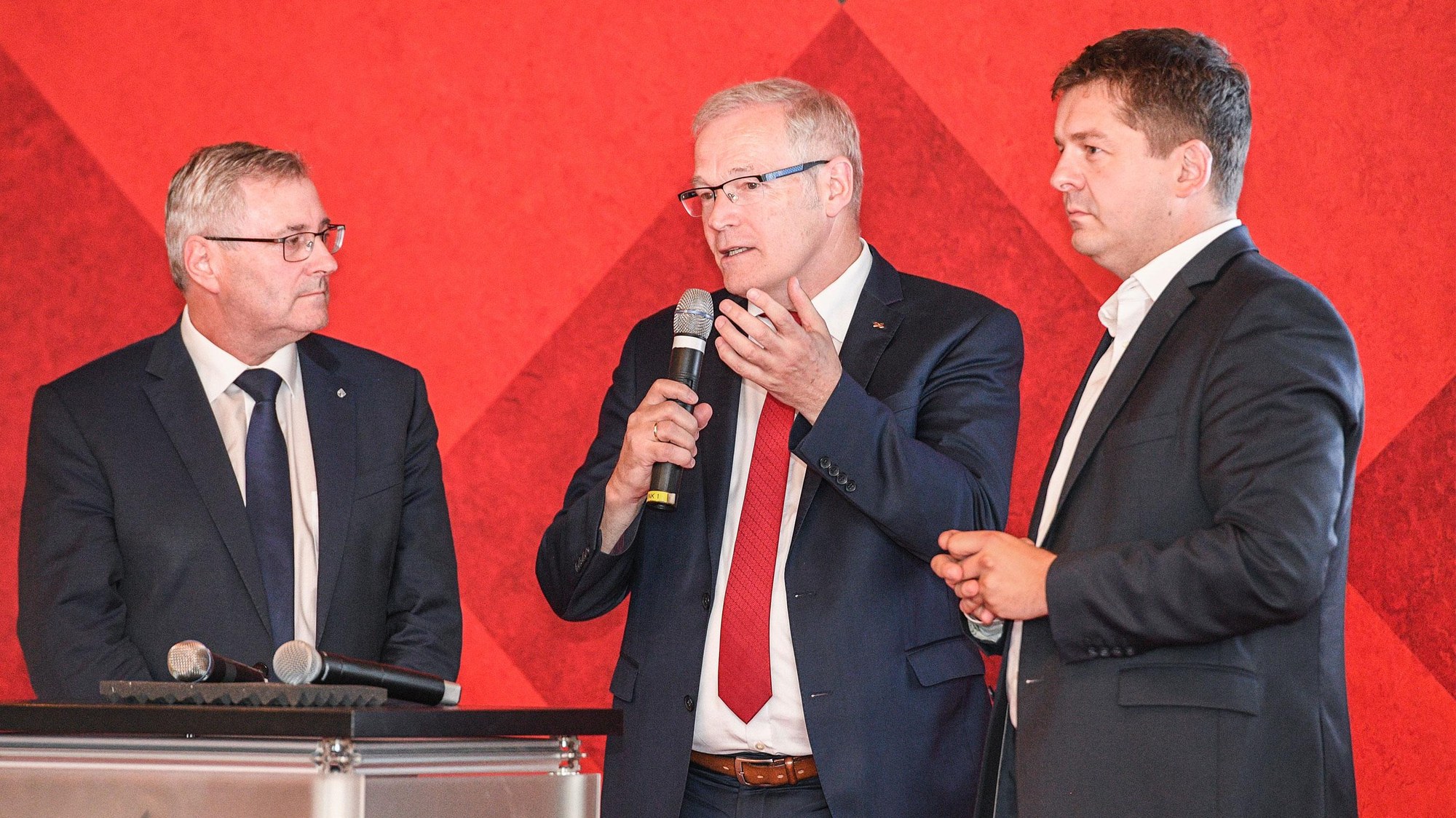 From left to right: Jürgen Ude, Rolf Henke and Sven Schulze