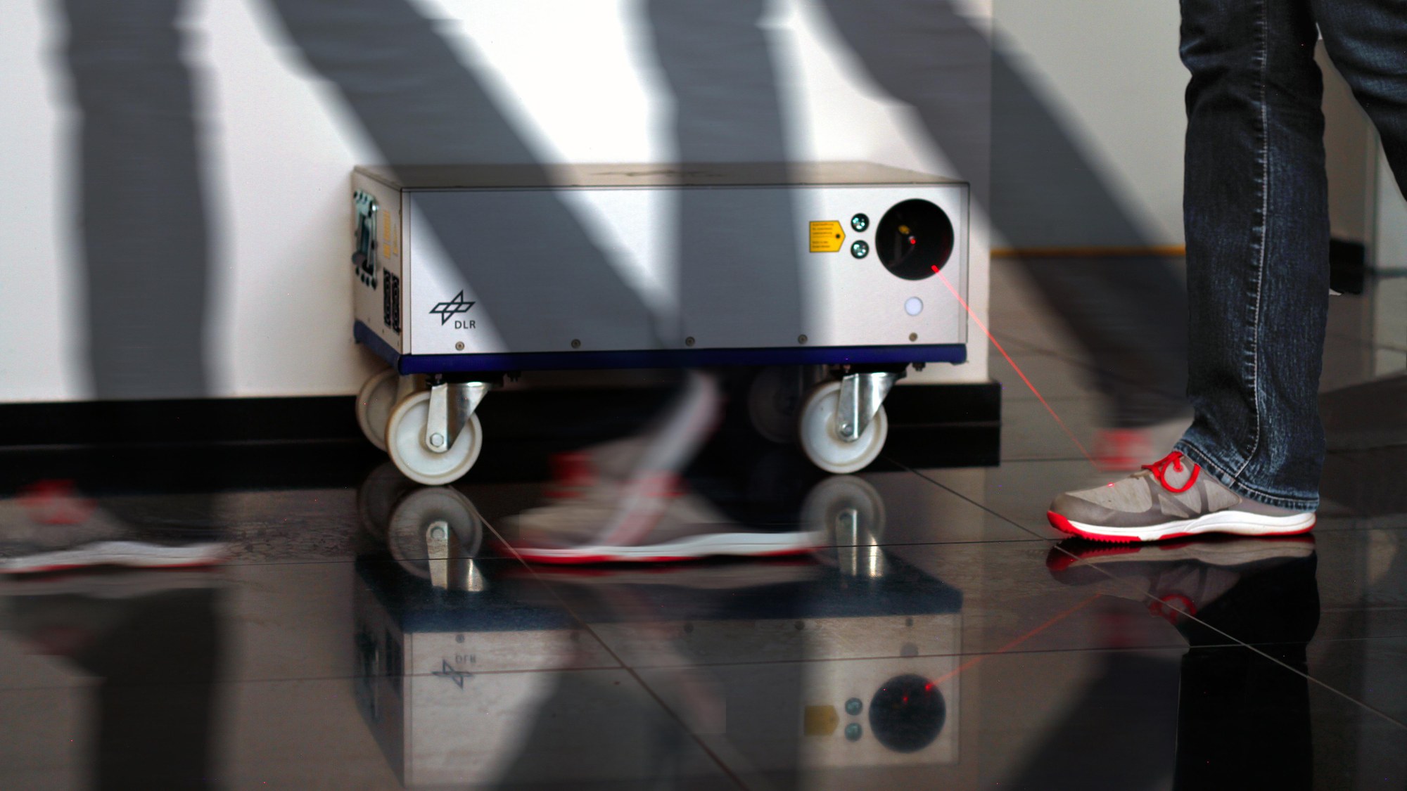 Laser-based detection system PHYLAX in use.