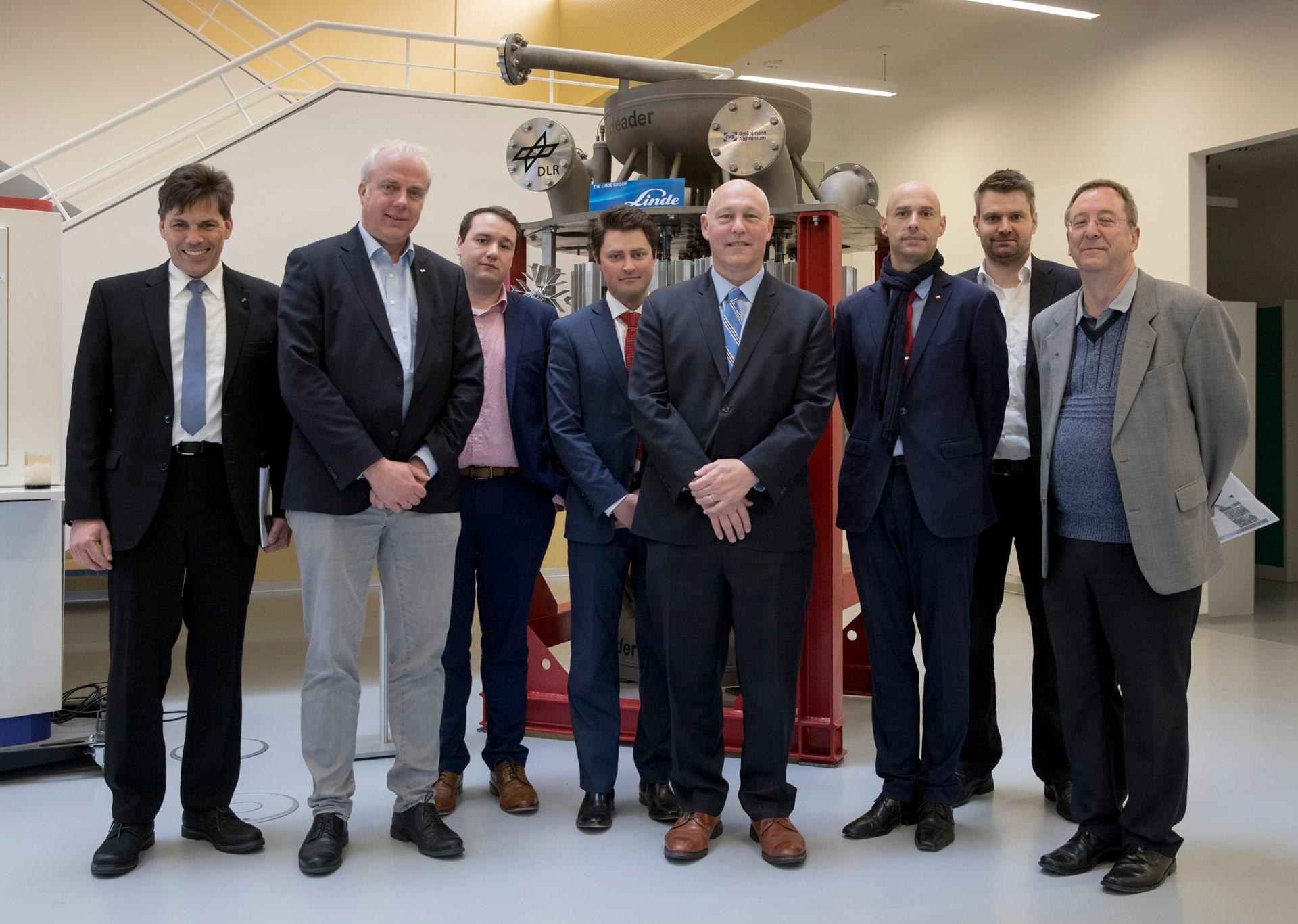 Energy research in focus – a delegation from the US Department of Energy visited DLR Stuttgart