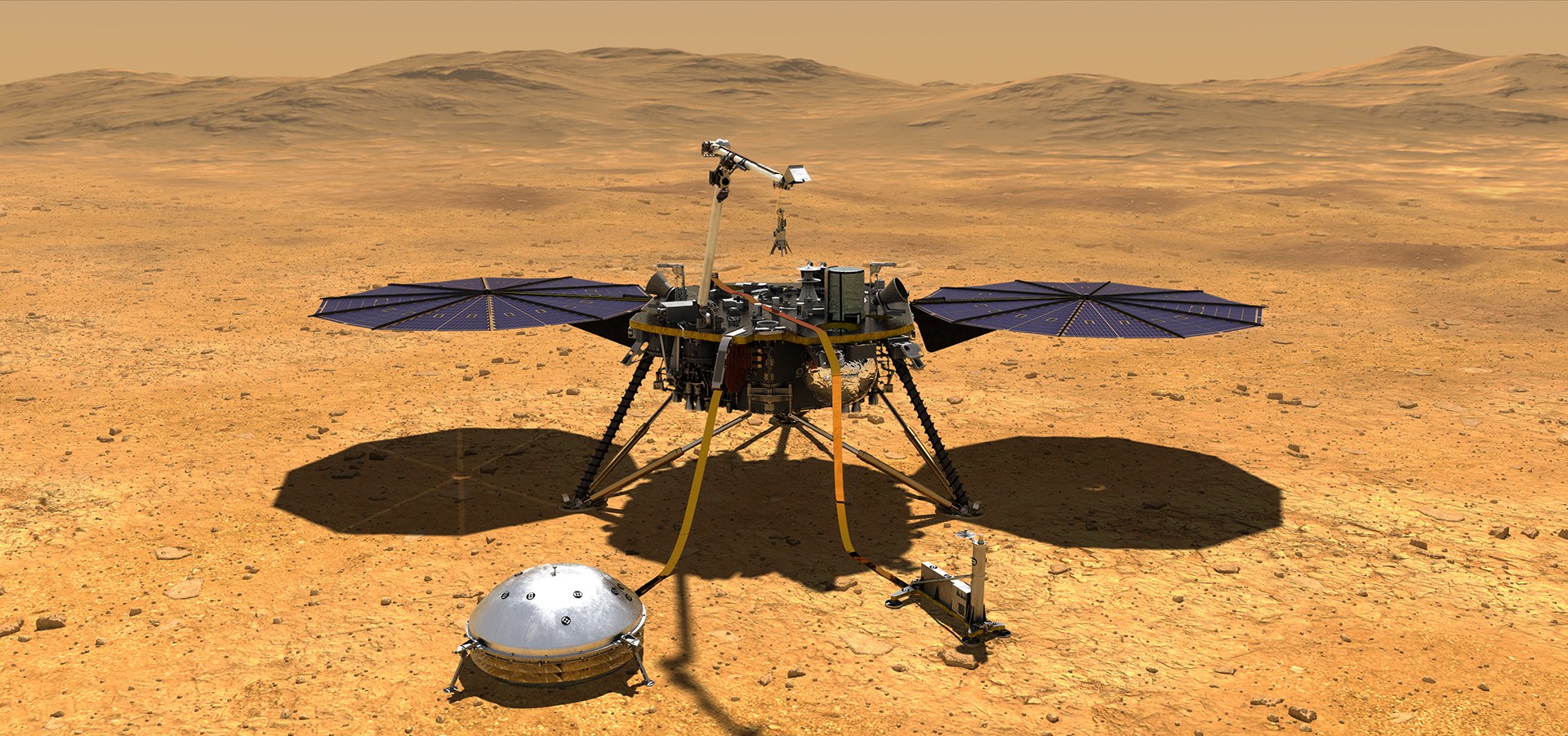 NASA's InSight lander on Mars