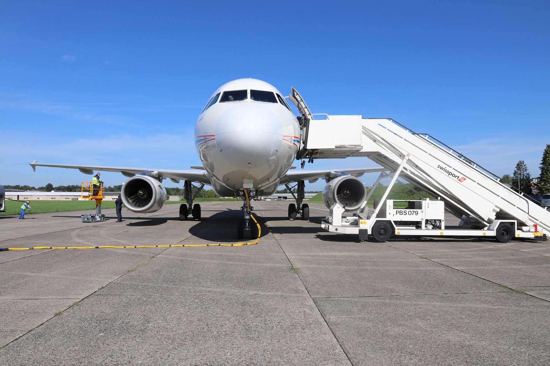 Airbus A320 ATRA on the ground