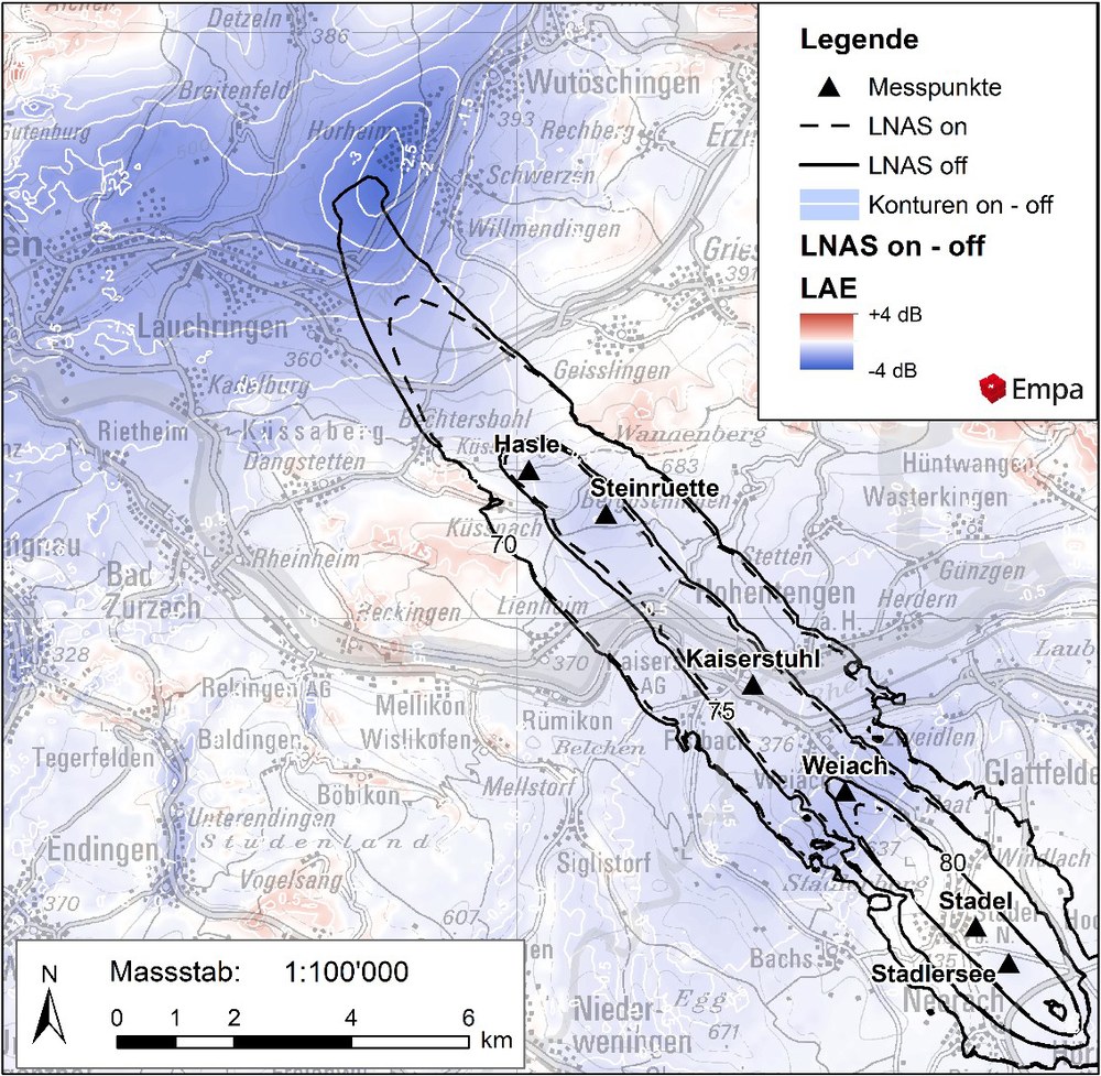 Simulation of aircraft noise based on the measurement data