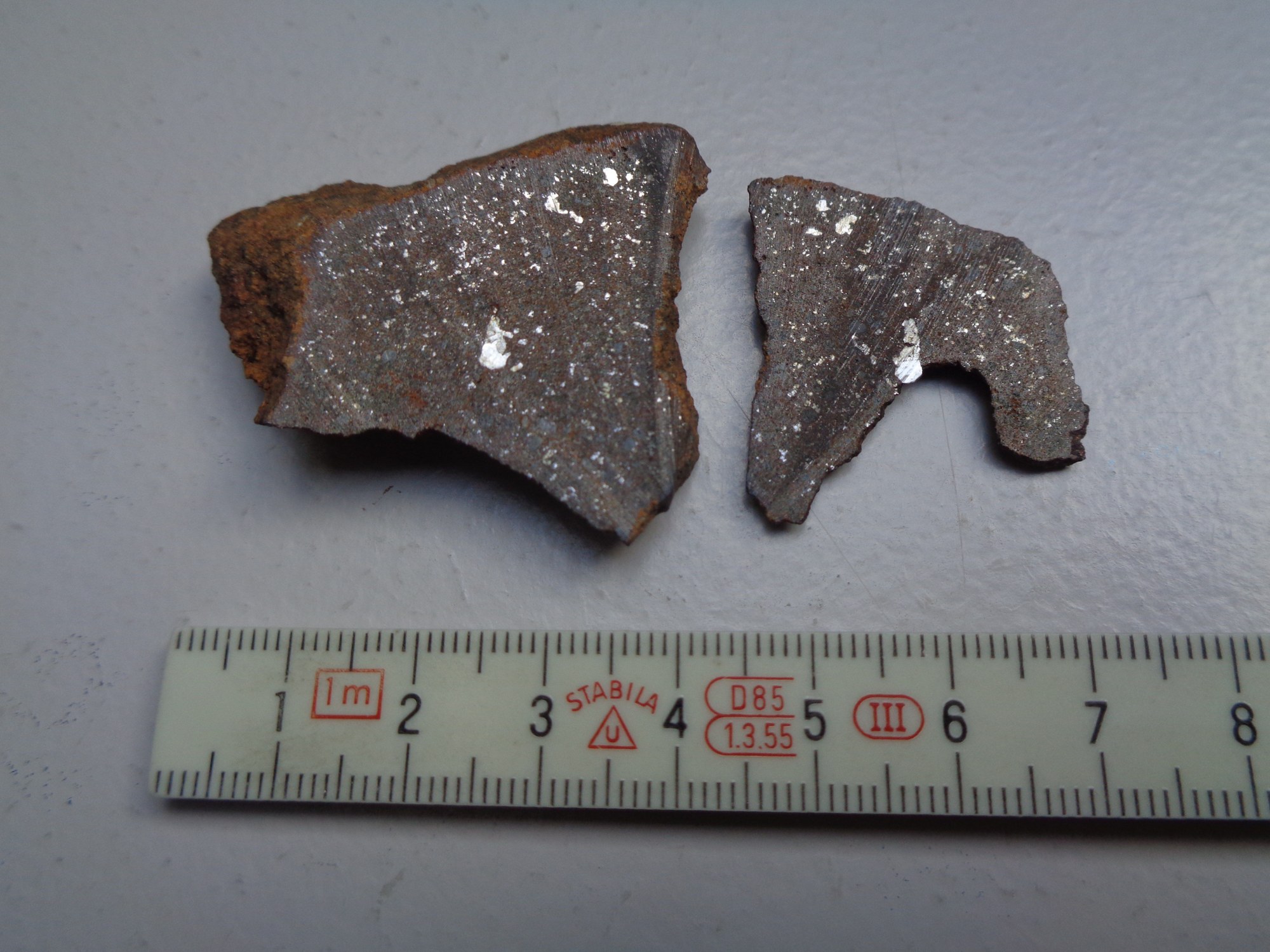 The first clear indication that ‘Blaubeuren’ is a meteorite
