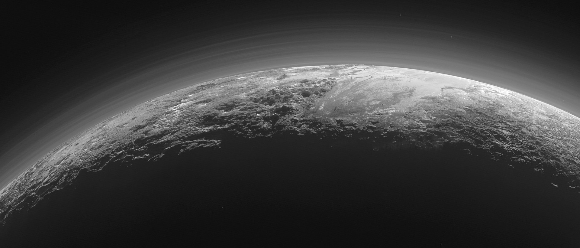 Pluto's layered atmosphere