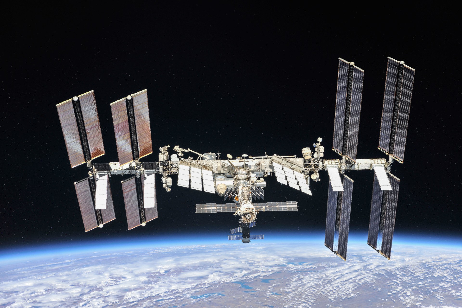 The ISS in 2018
