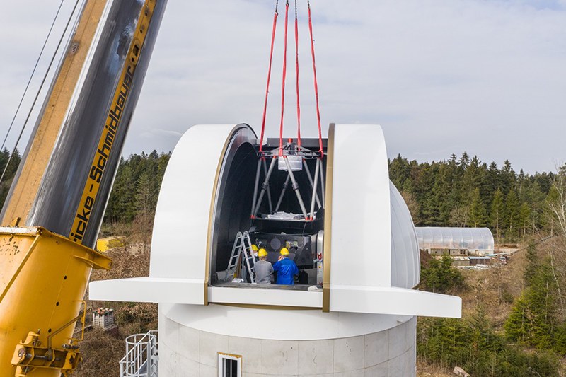 Installation of the telescope