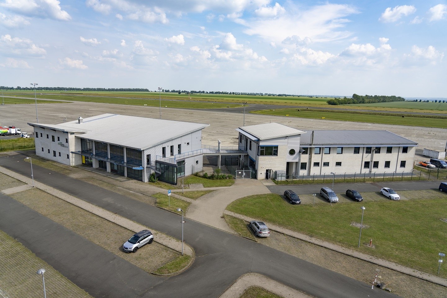 Site of the National Experimental Test Center for Unmanned Aircraft Systems at Magdeburg-Cochstedt Airport