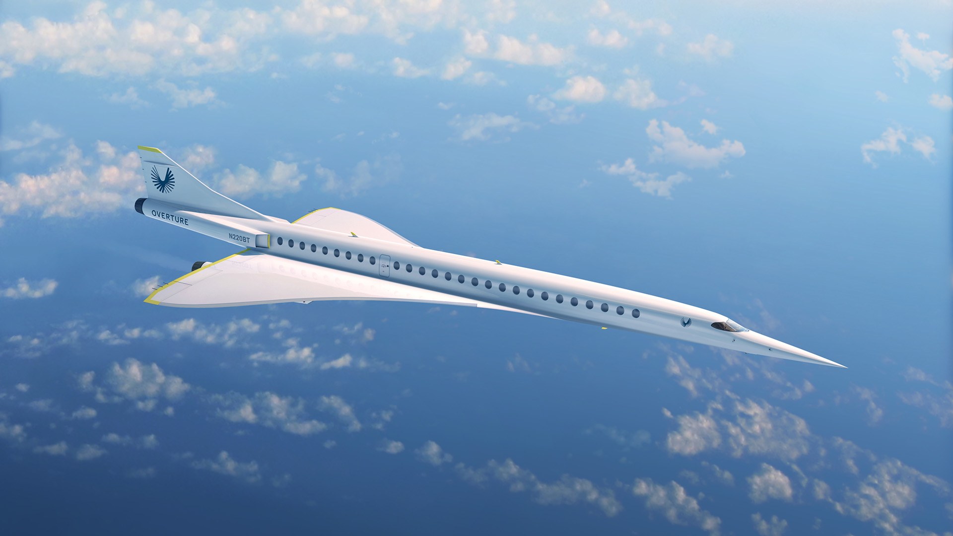Planned passenger aircraft from Boom Supersonic