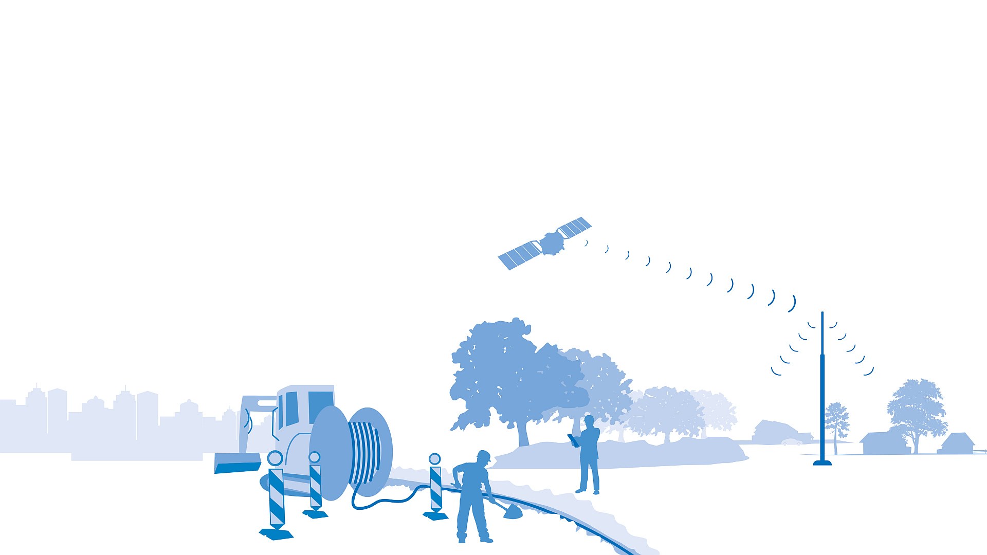 Satellites can support the expansion of broadband coverage
