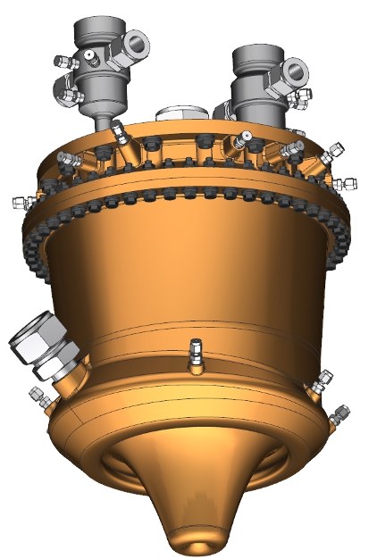 Aerospike engine design drawing