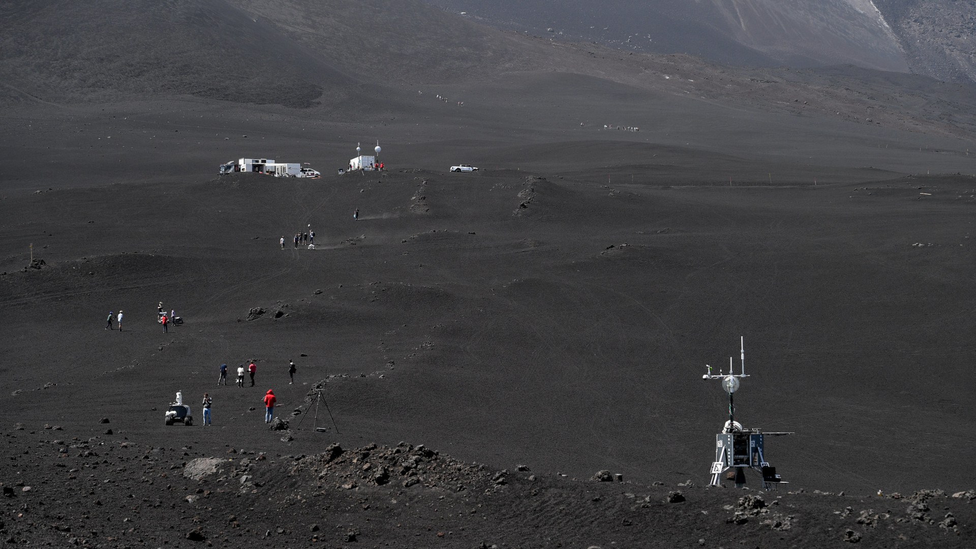 Base Camp on Mount Etna