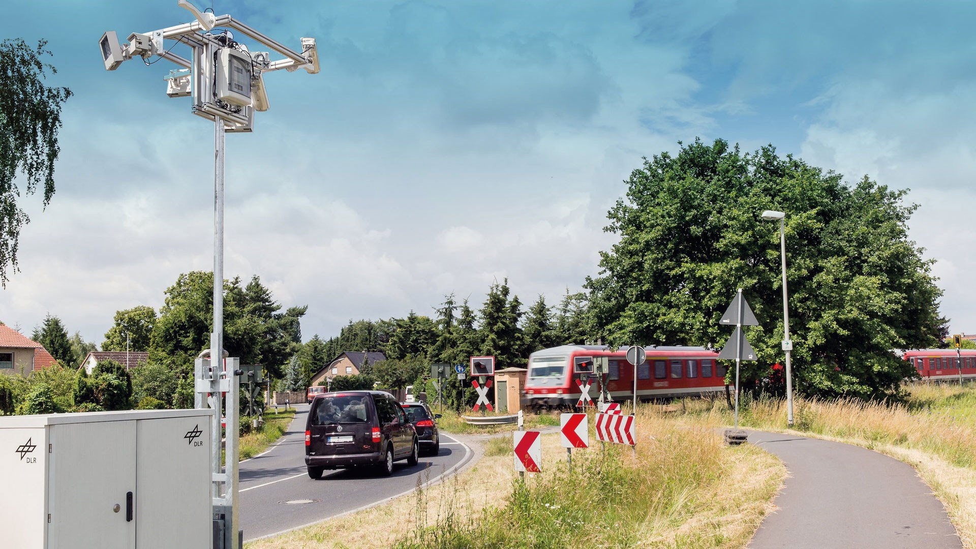 Investigation of traffic behaviour at a level crossing in Braunschweig