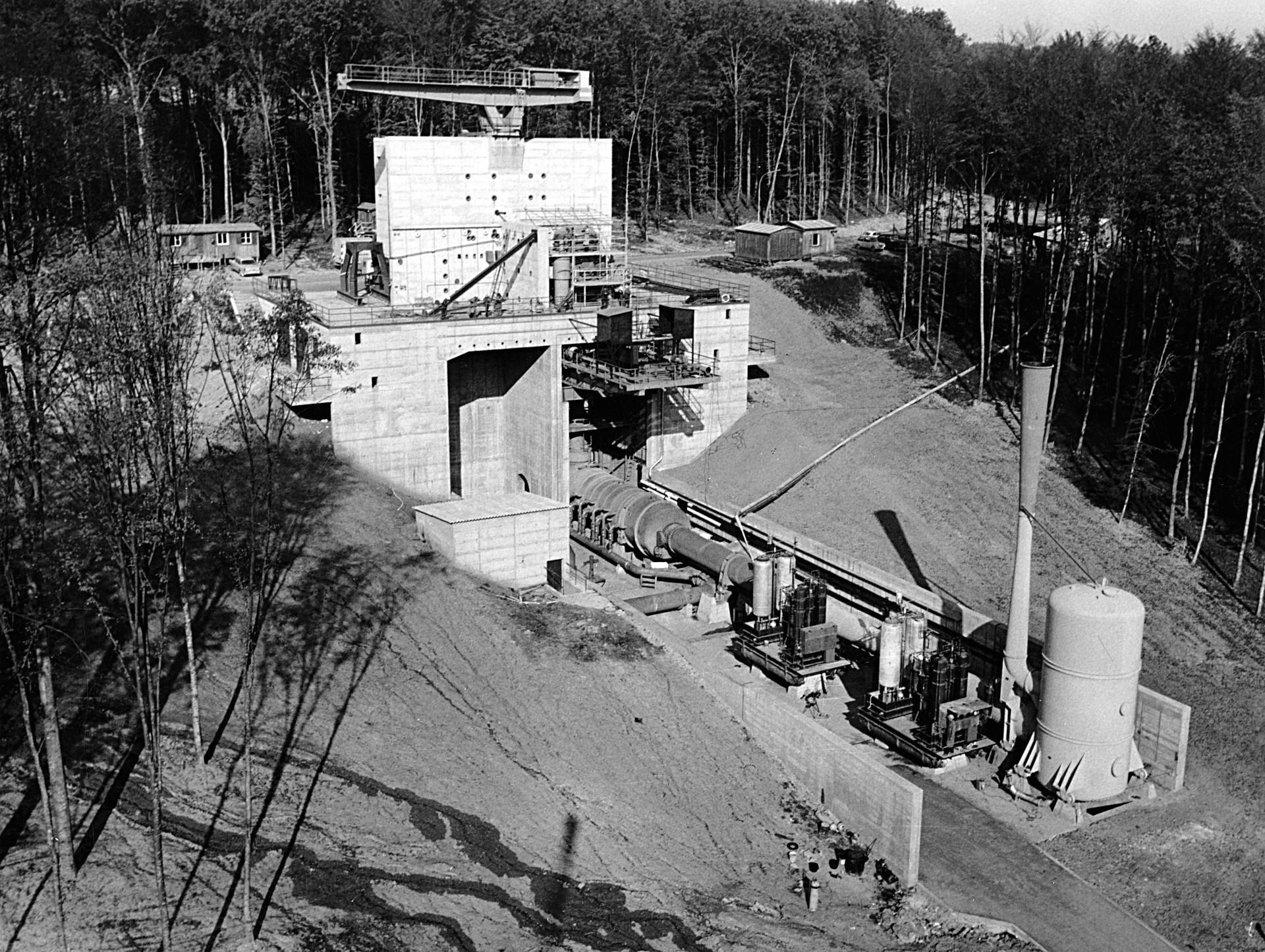 Test facility complex P4 was built between 1964 and 1966