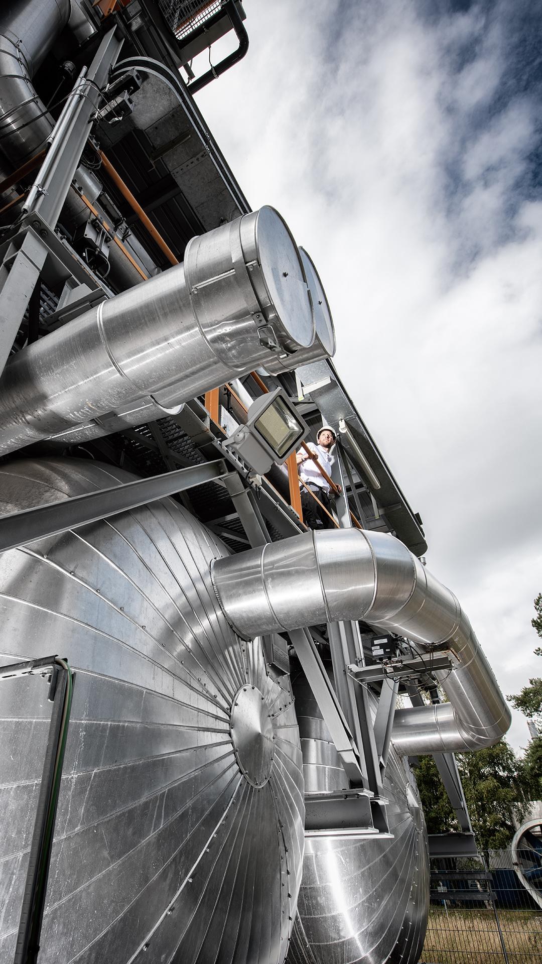 Storage tanks of the TESIS:store single-tank test storage system