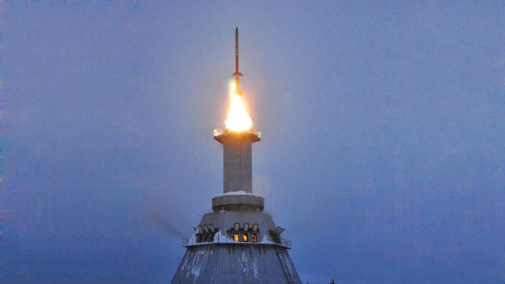 Liftoff of the Mapheus sounding rocket