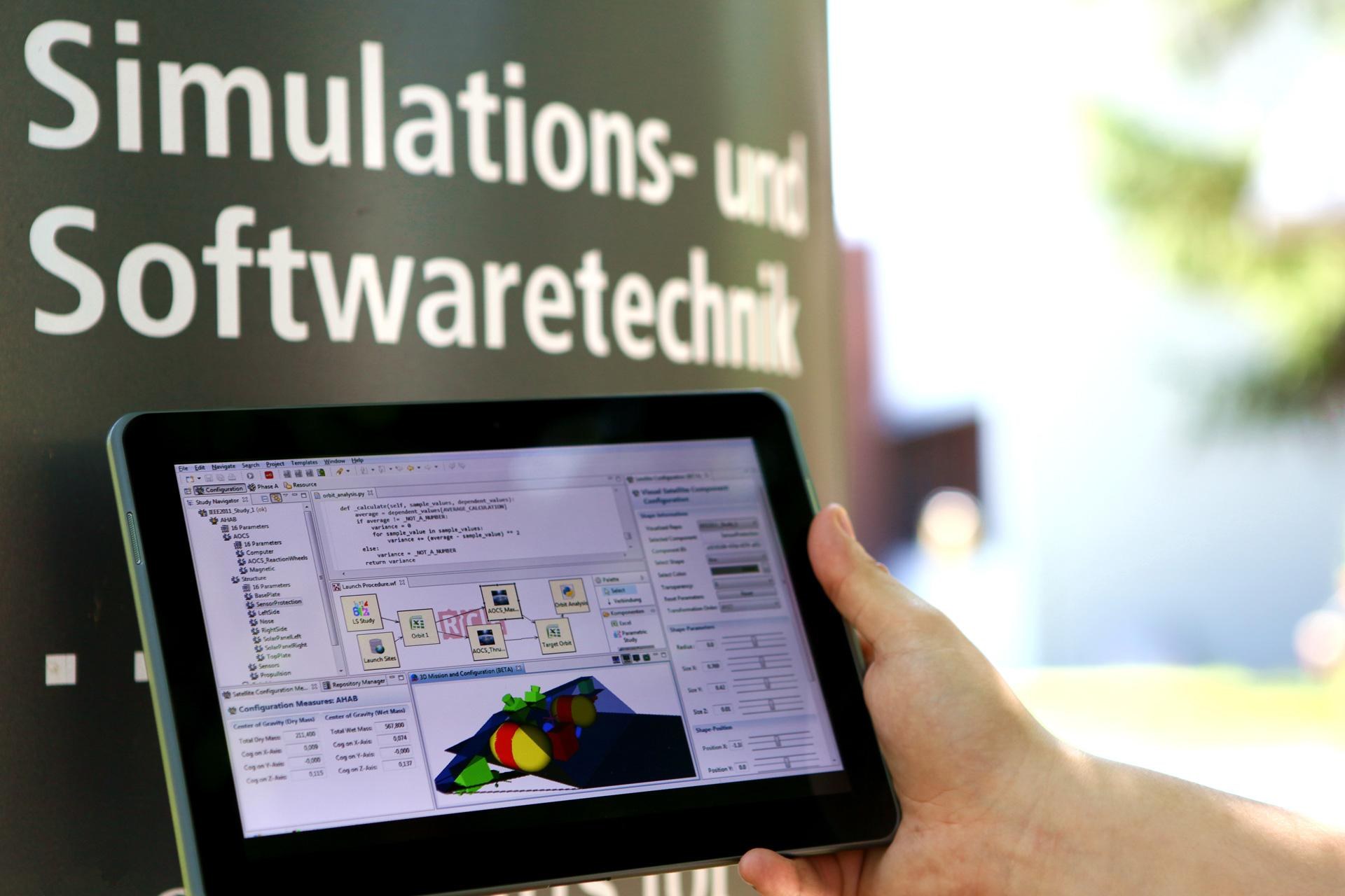 Simulation on a tablet