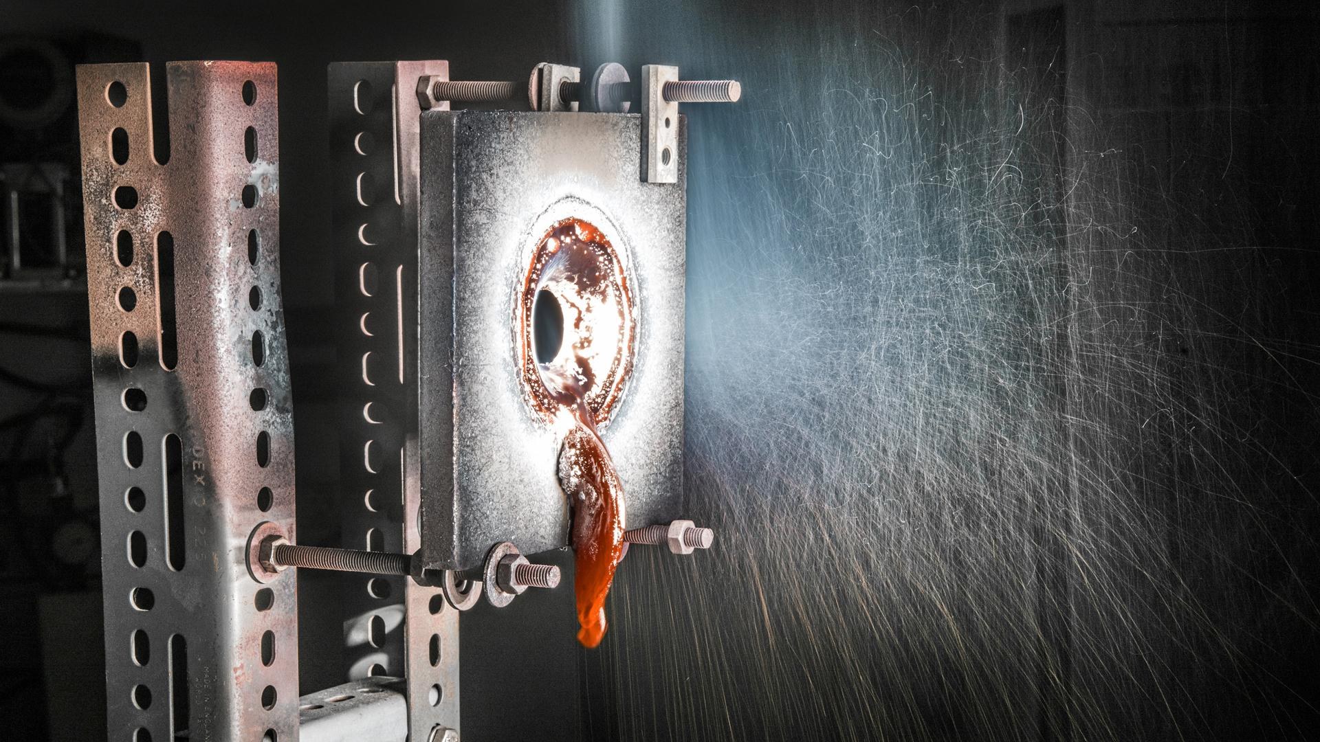 This experiment in the solar furnace demonstrates the energy contained in sunlight
