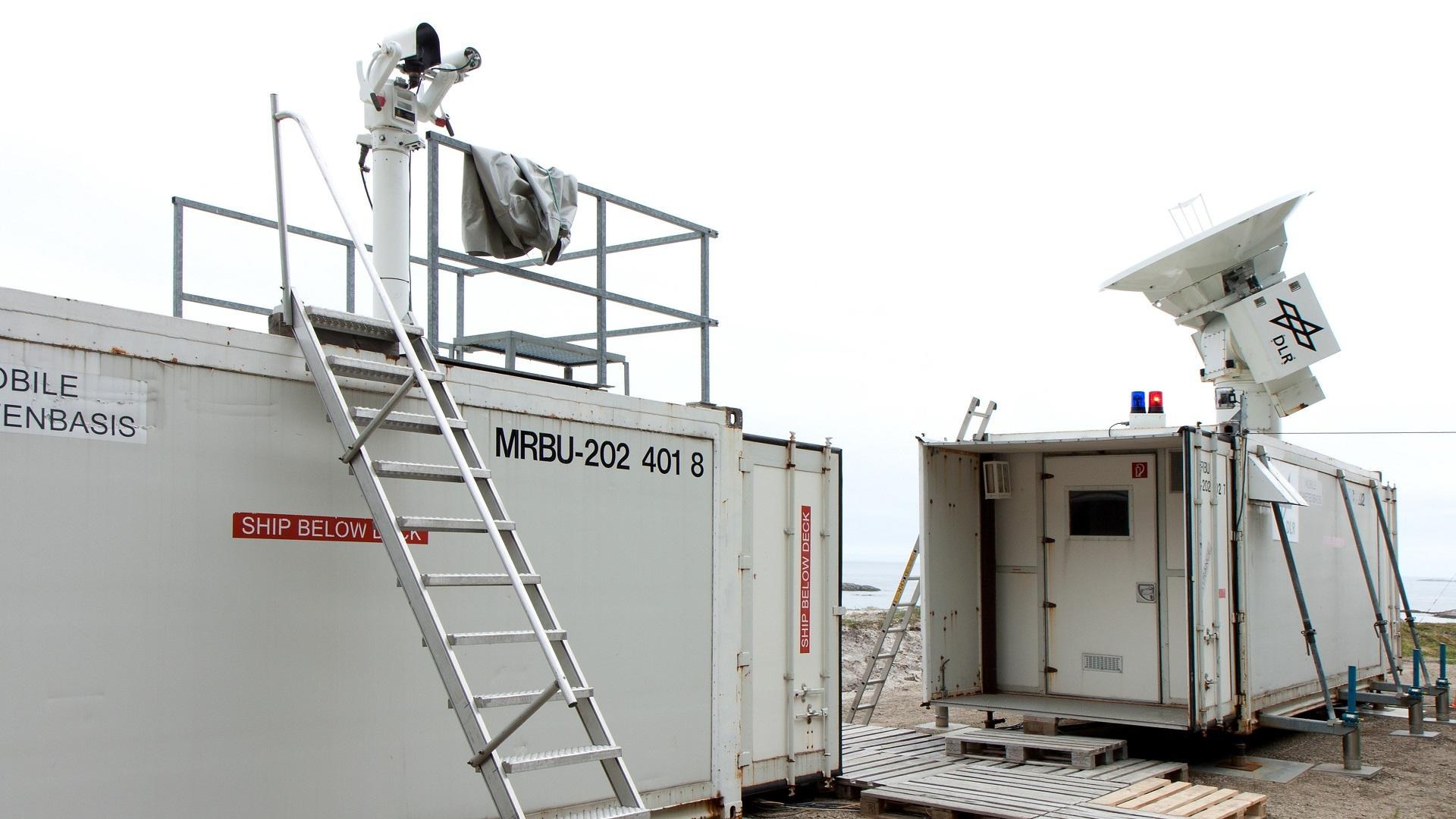 RIR-774C radar during the SHEFEX 2 mission at the Bygg lidar facility in Norway