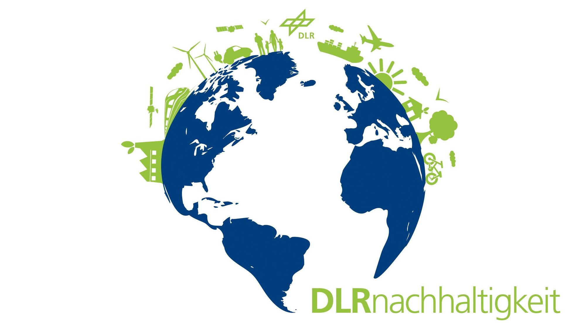 DLR's current logo for DLR sustainability.